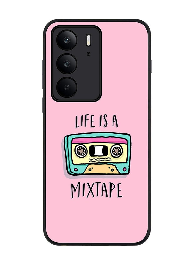 Stylizedd For Realme C75x / C75 4G Case,Slim fit Camera Protection, Shockproof Thin Phone cover  - Life is a mixtape - Image 1